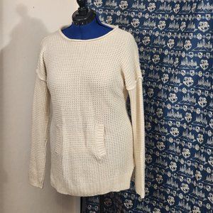 Super Cute & Cozy Loose Knit Sweater with Front Lined Pocket